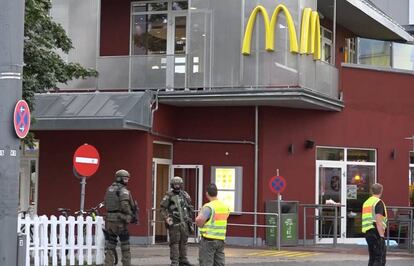 O McDonalds atacado em Munique
