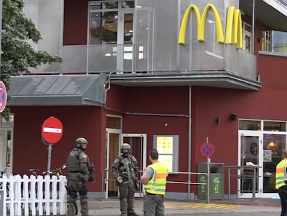 O McDonalds atacado em Munique