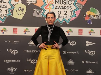 El 'influencer' Kunno en LOS40 Music Awards, este viernes, en España.