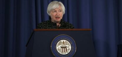 Janet Yellen, presidenta de la Fed.