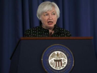 Janet Yellen, presidenta de la Fed.