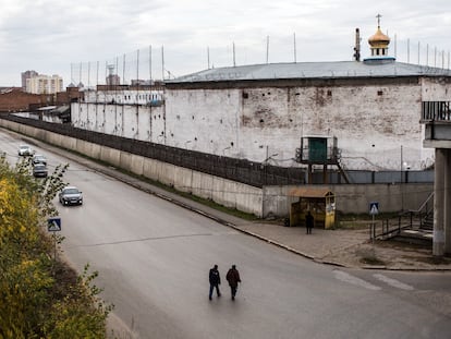 Una colonia penal masculina de Omsk, en Siberia, en una imagen de octubre de 2018.