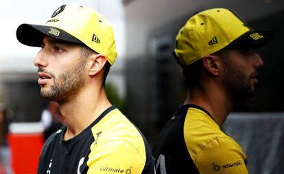 Ricciardo, durante los entrenamientos del GP de Mónaco.