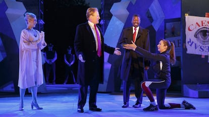 El actor Gregg Henry en la producción Julius Caesar