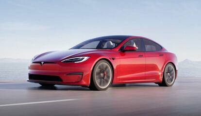 Nuevo Tesla Model S de 2021.