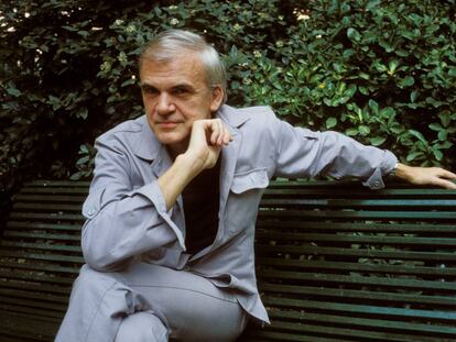 El escritor Milan Kundera.