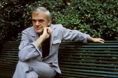 El escritor Milan Kundera.