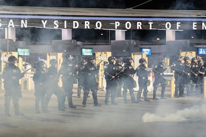 garita de San Ysidro en Tijuana, México