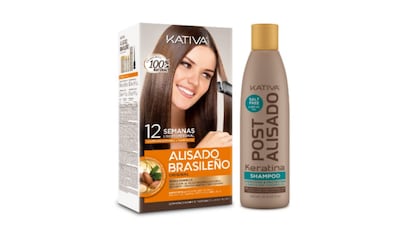 Pack de alisado brasileño Kativa