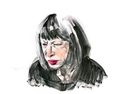 Ilustración para 'El año del pensamiento mágico', de Joan Didion.