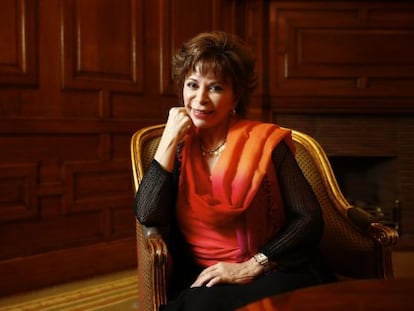 A escritora Isabel Allende, em Madri.