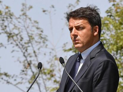 El primer ministro de Italia, Matteo Renzi. 