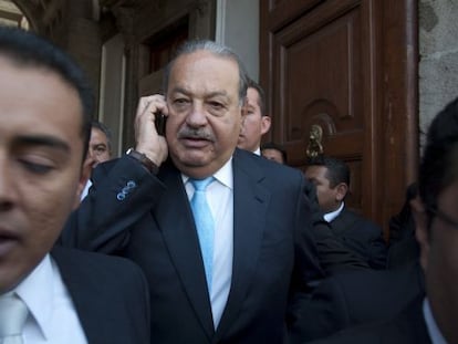 Carlos Slim, en un acto en M&eacute;xico.