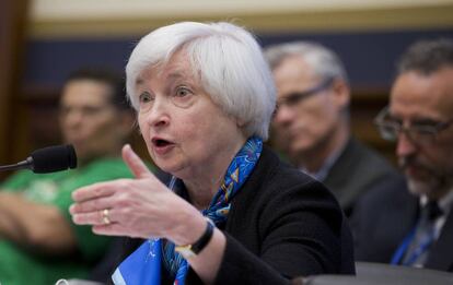 La presidenta de la Fed, Janet Yellen.