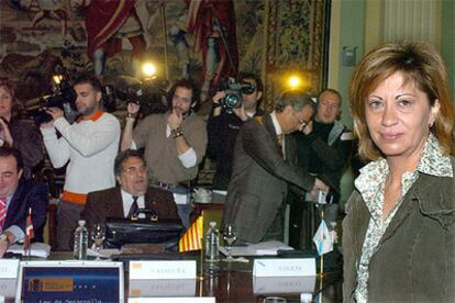 La ministra Espinosa, en la Conferencia Sectorial de Agricultura que ha presidido hoy en Madrid.