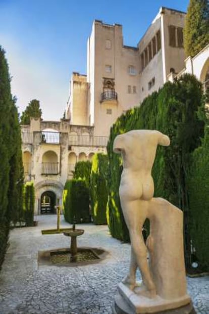 Escultura en la Fundación Rodríguez-Acosta, en Granada.