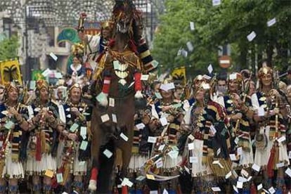 Fiesta de Moros y Cristianos celebrada en Alcoi (Alicante) el pasado mes de abril.