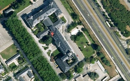 Imagen del palacio de La Moncloa en Google Maps.