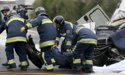 Imagen de archivo de un accidente de tráfico.