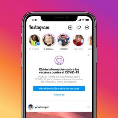 Nueva funcionalidad Instagram Covid-19