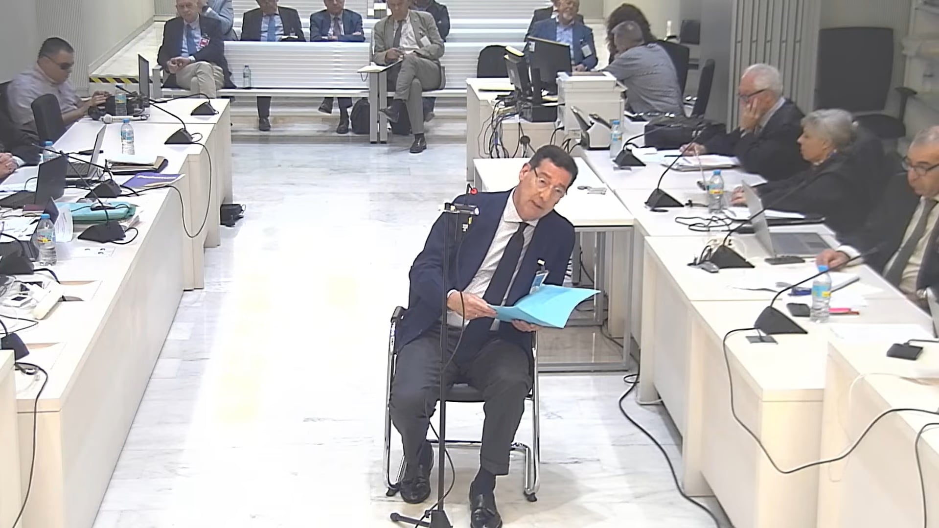 El abogado Javier Iglesias, durante su comparecencia de este martes, en el juicio del 'caso Kitchen'.