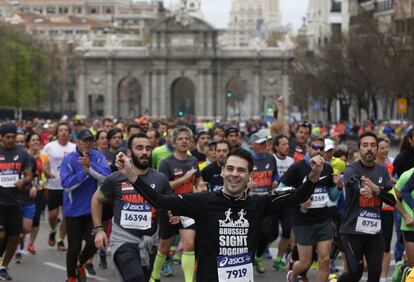 Participantes en la 16ª edición del Medio Maratón de Madrid.