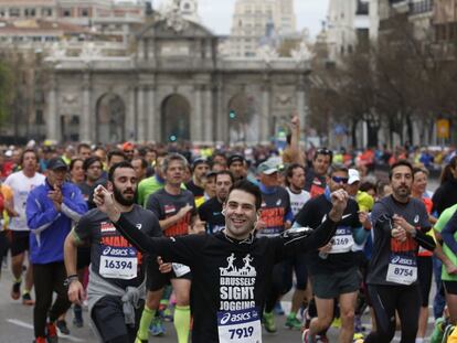 Participantes en la 16ª edición del Medio Maratón de Madrid.