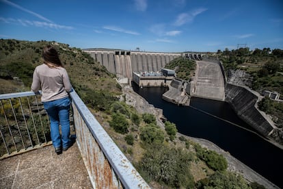 Presa de José María Oriol-Alcántara II, en Alcántara (Cáceres), gestionada por Iberdrola.