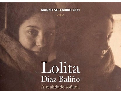 Cartel de la muestra sobre Lolita Díaz Baliño en la Fundación Luis Seoane de A Coruña.