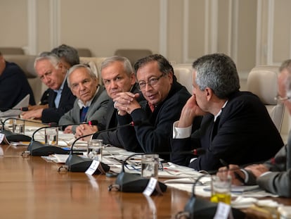 Gustavo Petro durante un consejo de ministros, en Bogotá, el 5 de junio de 2023.