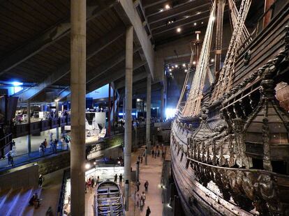El 'Vasa', en su museo de Estocolmo.