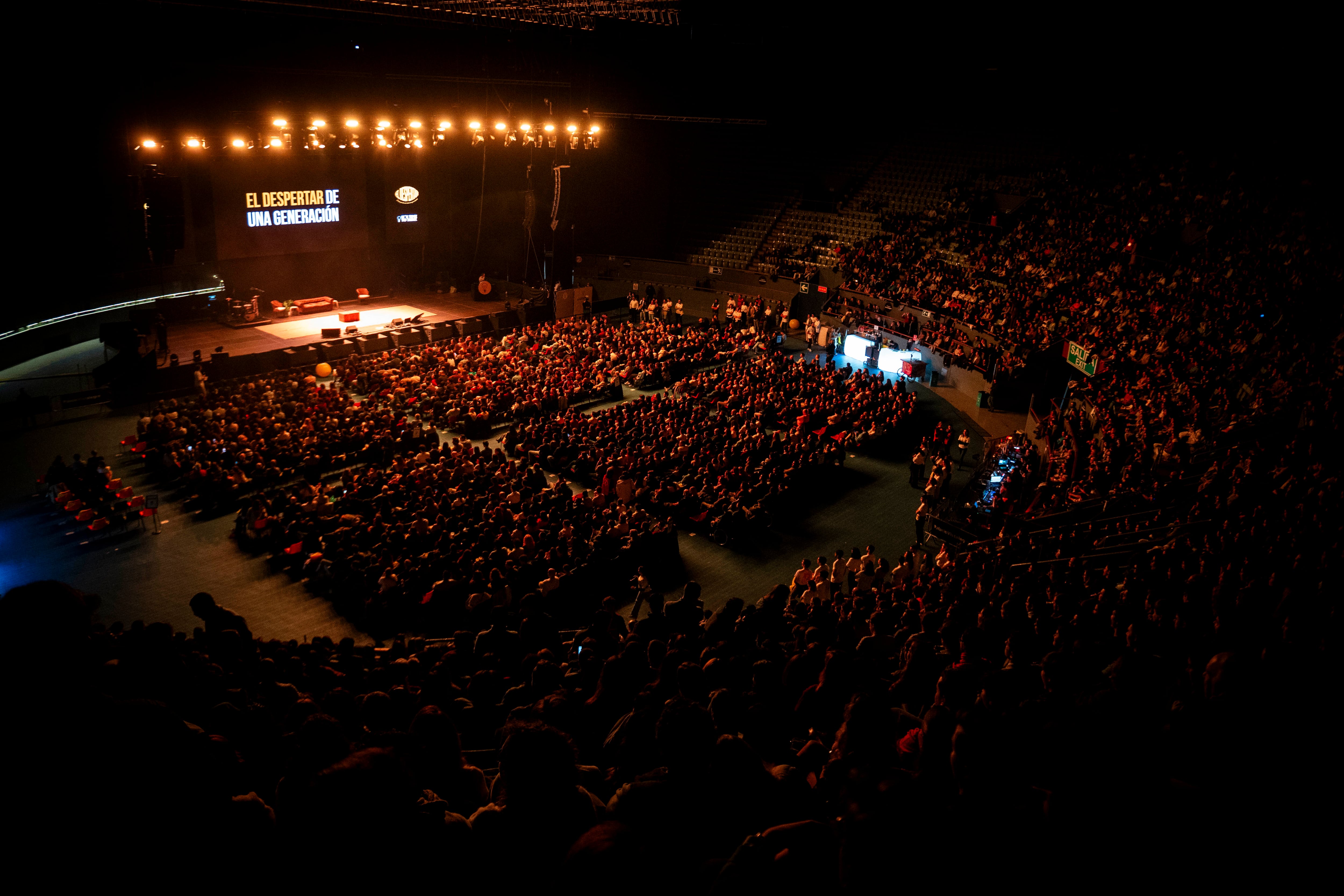 Evento It's Time to Think, en el Palacio de Vistalegre. 