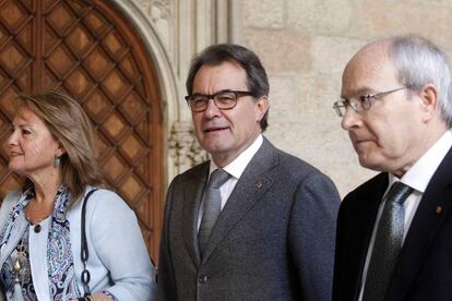 Artur Mas amb l'expresident Montilla, per Sant Jordi.