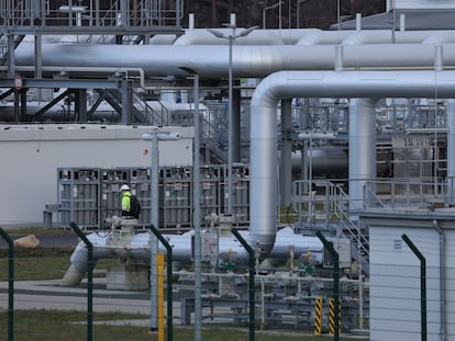 Instalaciones en Lubmin, en Alemania, del gasoducto Nord Stream 2, impulsado por la rusa Gazprom y ahora mismo paralizado por la invasión de Rusia a Ucrania.