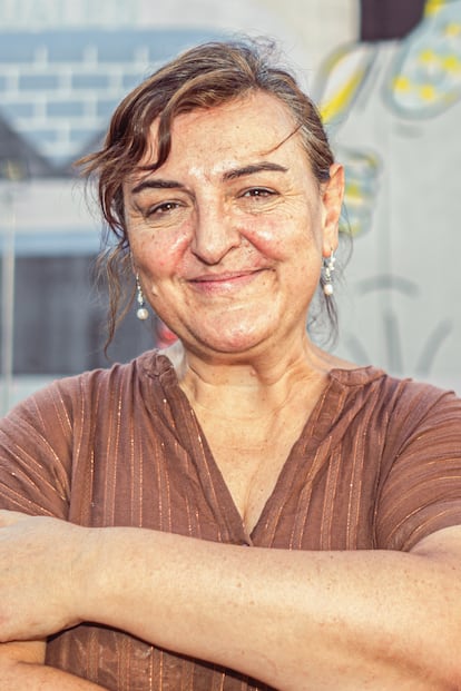 Dolores, presidenta de los Dragones de Lavapiés.