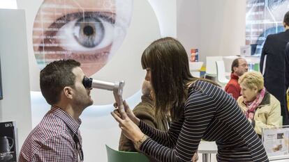 Estand de ExpoÓptica de la edición anterior.