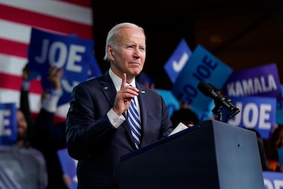 President Joe Biden speaks at the Democratic National Committee Winter Meeting, Friday, Feb. 3, 2023, in Philadelphia.