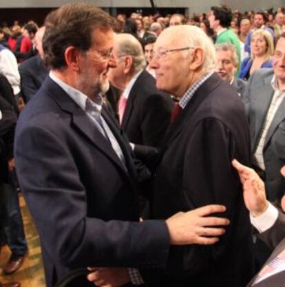 Rajoy con Rmay Beccaria en una imagen de archivo.