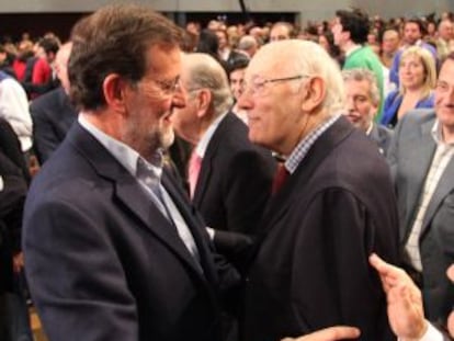 Rajoy con Rmay Beccaria en una imagen de archivo.