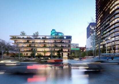Recreación de la fachada del futuro edificio.