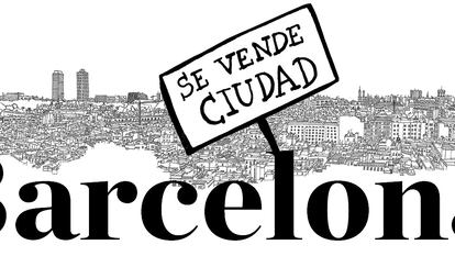 Ilustración de Clara Nubiola para el perfil de 'Barcelona. Se vende ciudad'.