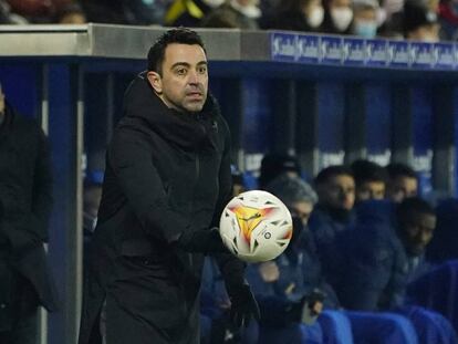 L'entrenador del FC Barcelona Xavi.