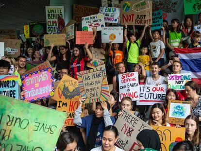 A greve mundial contra a mudança climática, em imagens
