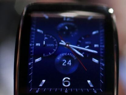 Nuevo reloj inteligente Gear S, de Samsung.