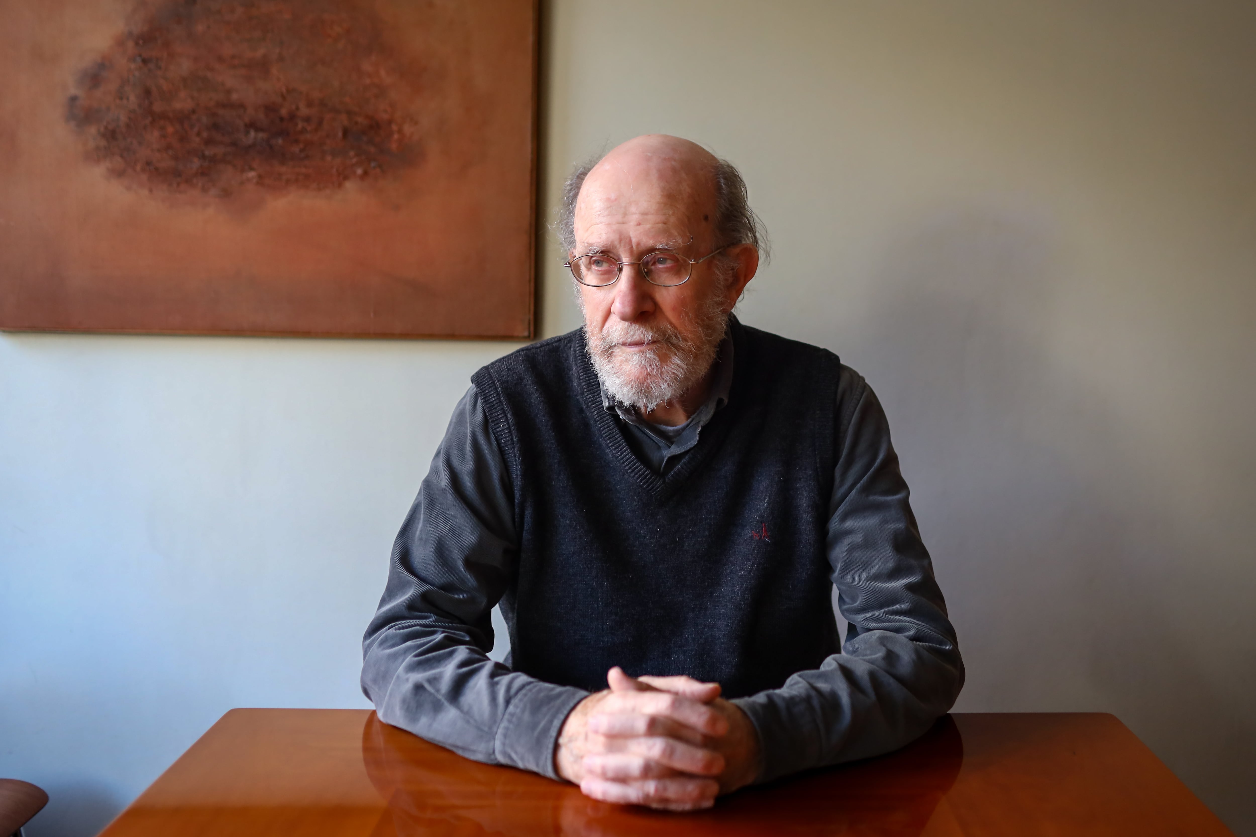 Miguel Laborde en Santiago, el 14 de septiembre.