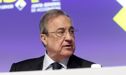 El presidente de ACS, Florentino Pérez.