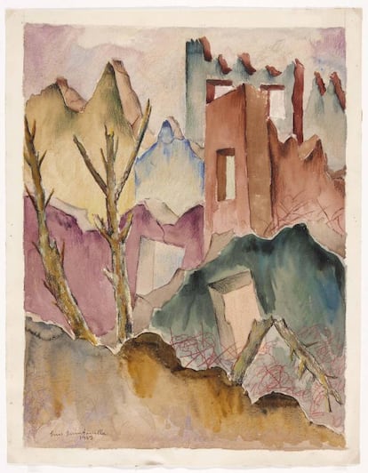 &#039;Ruinas&#039;, de Luis Quintanilla (1943).