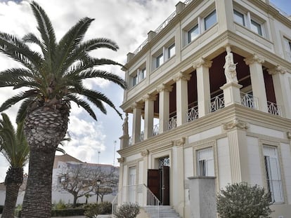 La Casa-Museo de Blasco Ibáñez en la playa de la Malva-rosa de Valencia, que será reformada tras el nuevo convenio. 