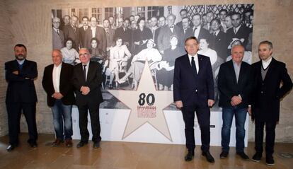El presidente valenciano Ximo Puig durante la apertura de la exposición y el congreso en el Centre del Carme.