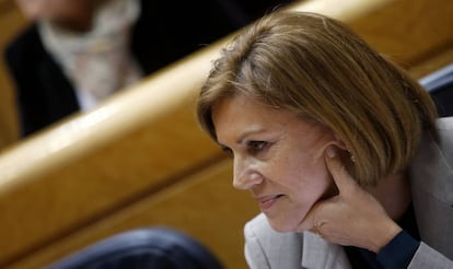  La ministra de Defensa, Mar&iacute;a Dolores de Cospedal.